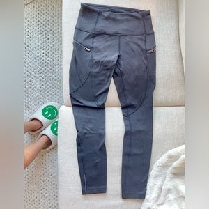 Lululemon extra warm running leggings with secured pockets